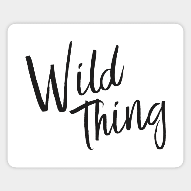 Wild thing Sticker by StudioGrafiikka